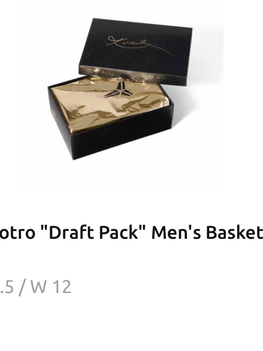 Nike Men's Kobe Draft Pack Limited edition